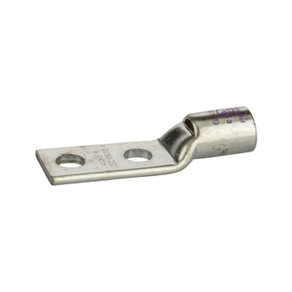 NSI GL40N-38 4/0 AWG 3/8” 2-Hole Copper Short Lug – Purple