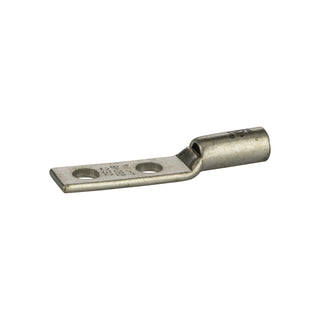 NSI GL4N-141 4 AWG 1/4” 2-Hole Copper Short Lug – Gray