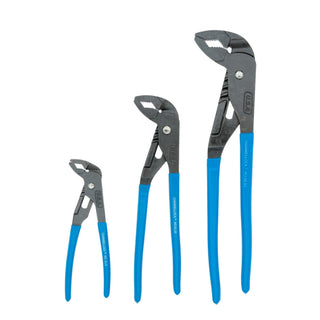 Channellock GLS-3 3Pc GRIPLOCK Tongue & Groove Pliers Set