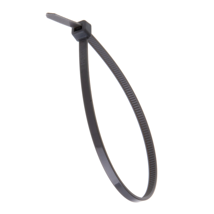 NSI GRP-840GY 8” Grey General Purpose 40lb Cable Ties, 100 Pack