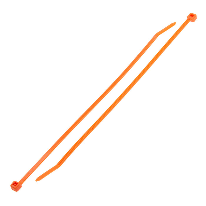 NSI GRP-840OR 8” Orange General Purpose 40lb Cable Ties, 100 Pack