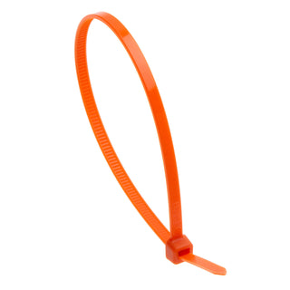 NSI GRP-840OR 8” Orange General Purpose 40lb Cable Ties, 100 Pack