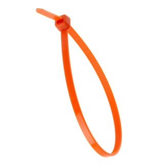 NSI GRP-840OR 8” Orange General Purpose 40lb Cable Ties, 100 Pack