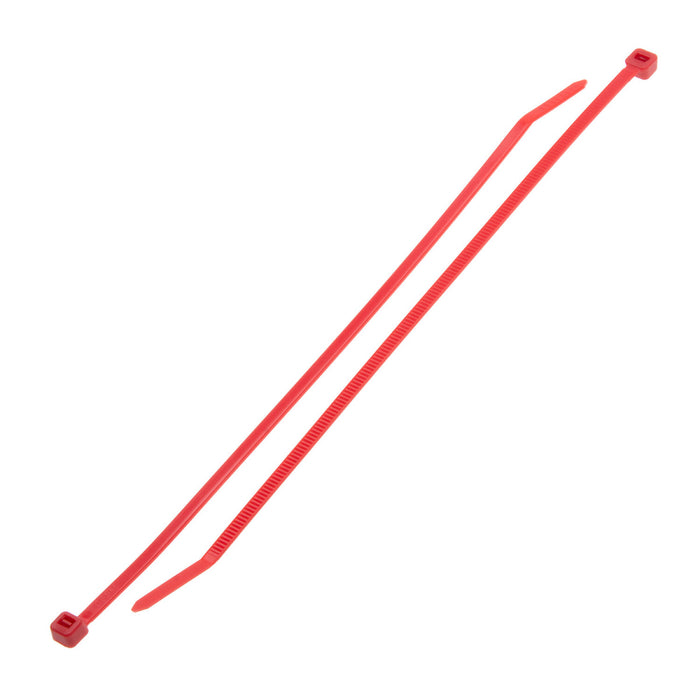 NSI GRP-840RD 8” Red General Purpose 40lb Cable Ties, 100 Pack