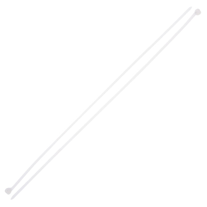 NSI GRP-SB1450N 14”, Natural Steel Barb 50lb Cable Tie, 100 Pack