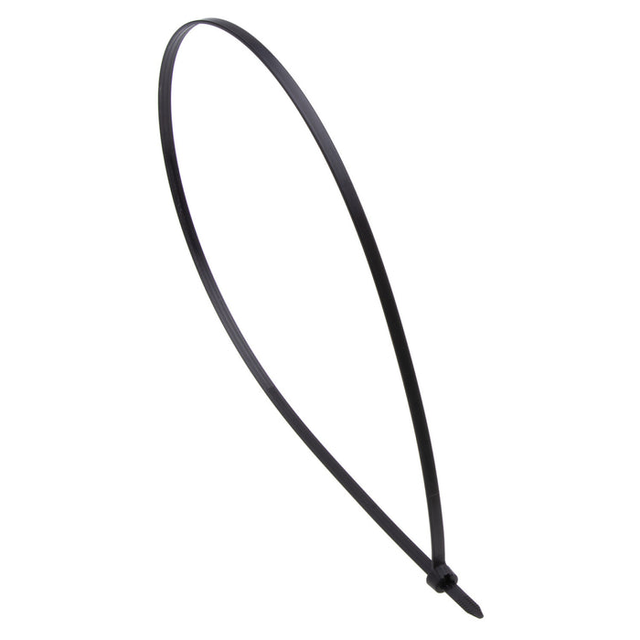 NSI GRP-SB30120B 30”, Black Steel Barb 120lb Cable Tie, 50 Pack