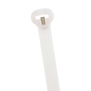 NSI GRP-SB750NX 7.5”, Natural Steel Barb 50lb Cable Tie, 1000 Bulk Pack