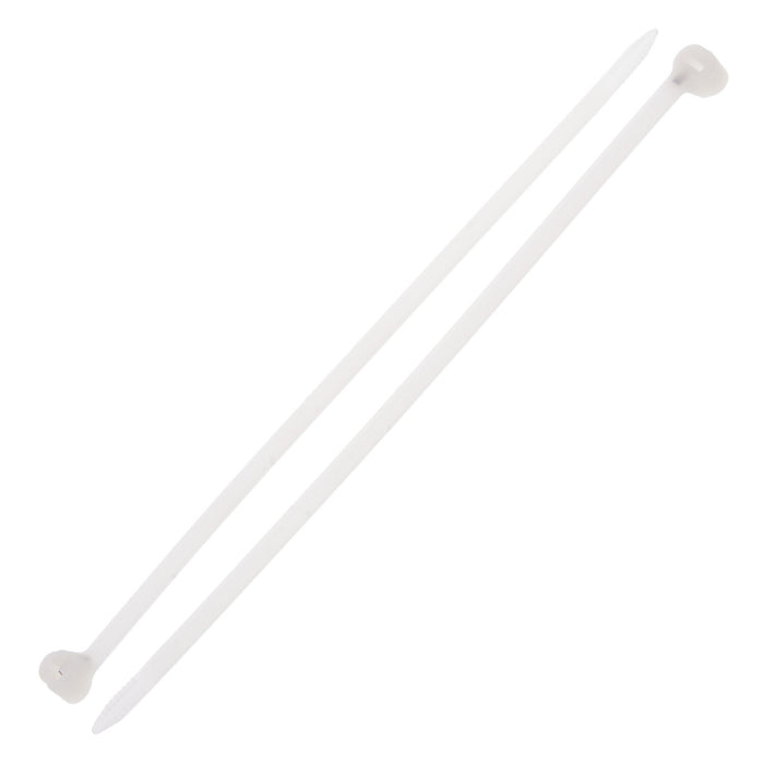 NSI GRP-SB85120N 8.5”, Natural Steel Barb 120lb Cable Tie, 50 Pack