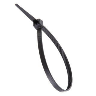 NSI GRP-UV750B 7” Black UV-Stabilized 50lb Cable Ties, 100 Pack