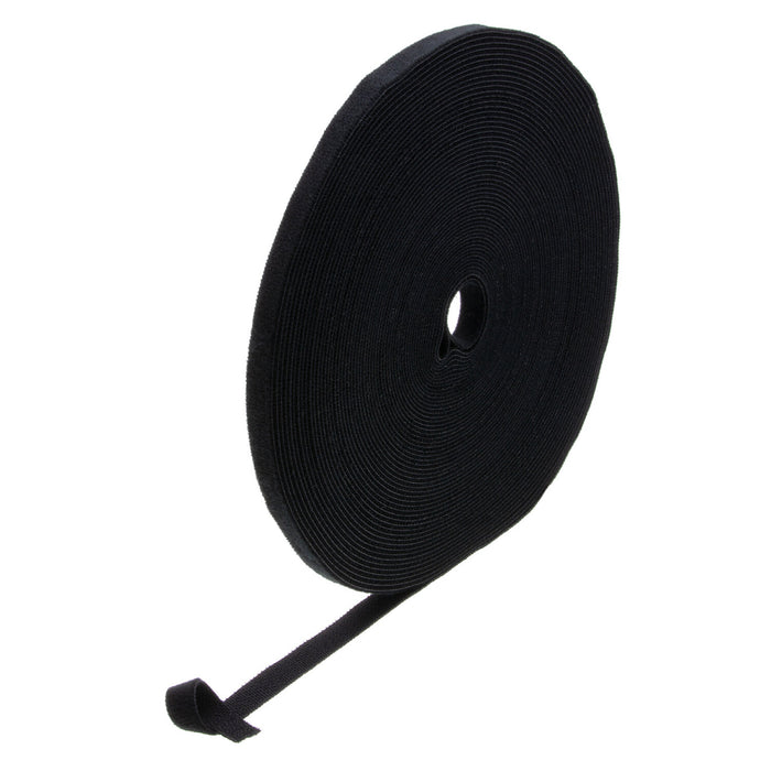 NSI GRP-VR755B 75 Foot by 0.5 Inch Black Roll of Hook-and-Loop Mounting