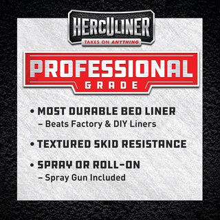 J-B Weld HCL2K8 Herculiner Spray On Truck Bed Liner Kit - Professional Grade