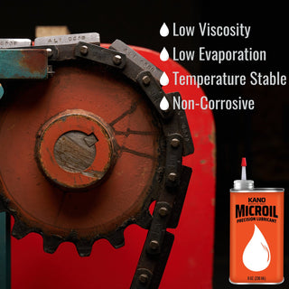 Kroil MC081 Microil Precision Instrument Lubricant, 8 oz - For Delicate Bearings, Gauges, Meters, Clocks, Typewriters, Guns, Etc.