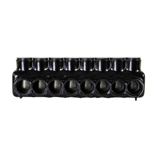 Polaris IPL1/0-8 8-Port Black Multi-Tap Pre-Insulated Connector, 1/0-14 Gauge