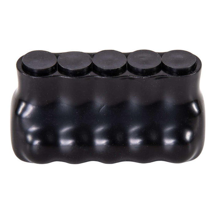 Polaris IPL4-5 5-Port Black Multi-Tap Pre-Insulated Connector, 4-14 Gauge