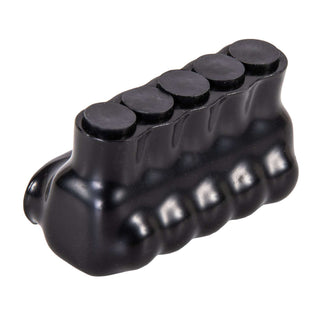 Polaris IPL4-5 5-Port Black Multi-Tap Pre-Insulated Connector, 4-14 Gauge