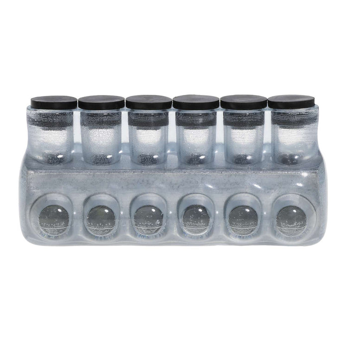 Polaris IPL4-6C 6-Port Clear Multi-Tap Pre-Insulated Connector, 4-14 Gauge