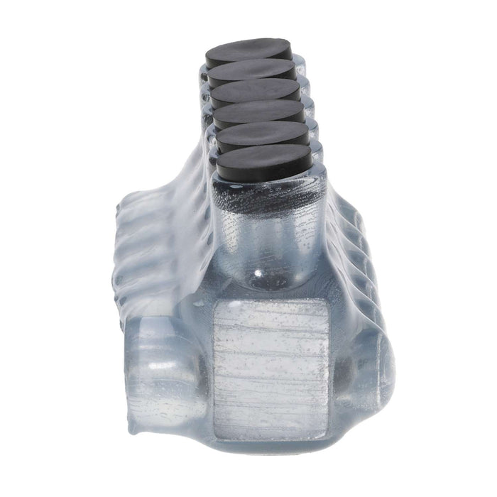 Polaris IPL4-6C 6-Port Clear Multi-Tap Pre-Insulated Connector, 4-14 Gauge