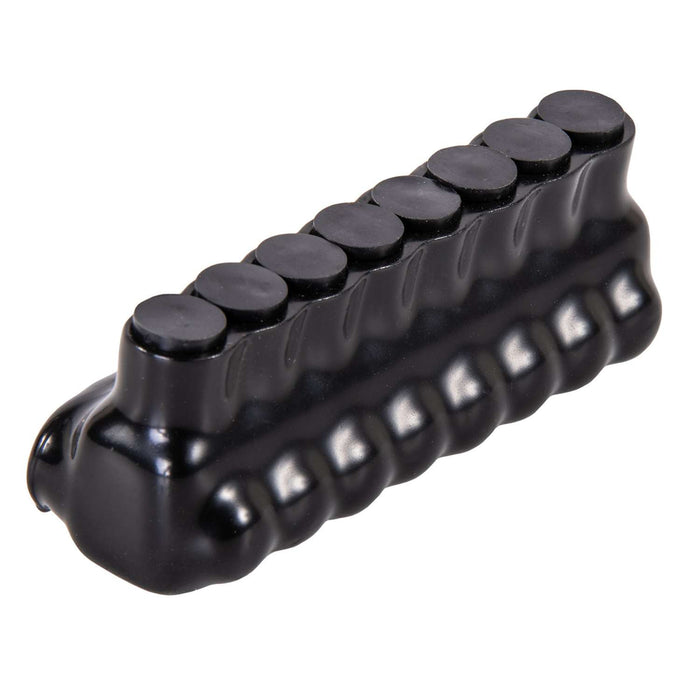 Polaris IPL4-8 8-Port Black Multi-Tap Pre-Insulated Connector, 4-14 Gauge