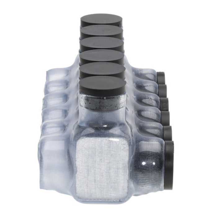 Polaris IPLD3/0-6C 6-Port Clear Multi-Tap Pre-Insulated Connector, 3/0 – 6 AWG