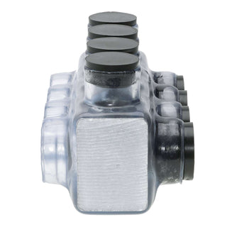 Polaris IPLD600-4C 4-Port Clear Multi-Tap Pre-Insulated Connector, 600 MCM – 6 AWG