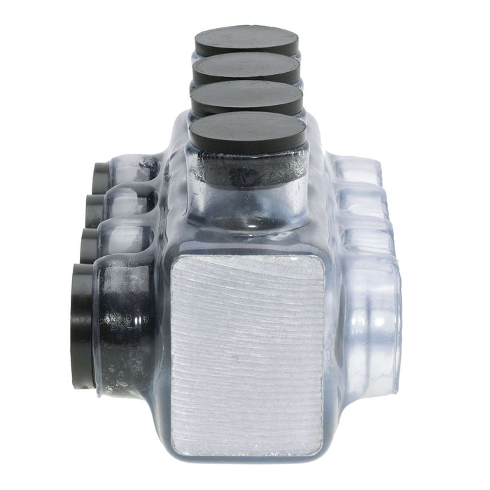 Polaris IPLD750-4CB 4-Port Clear Multi-Tap Pre-Insulated Connector, 750 MCM – 1/0 AWG, Bag