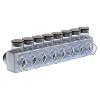 Polaris IPLD750-8C 8-Port Clear Multi-Tap Pre-Insulated Connector, 750 MCM – 1/0 AWG