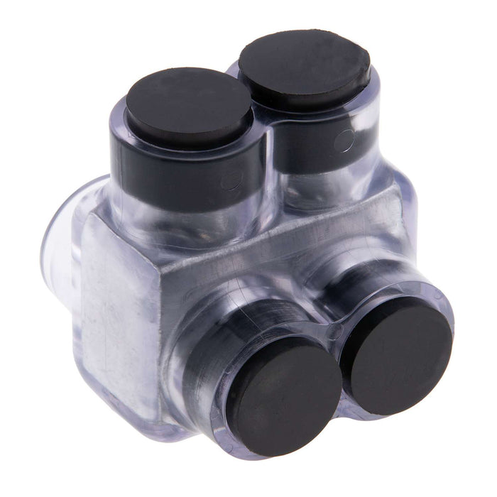 Polaris IT-1/0C 2-Port Clear Multi-Tap Pre-Insulated Connector, 1/0-14 Gauge