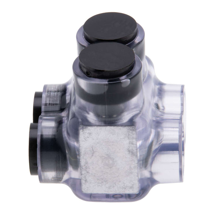 Polaris IT-1/0C 2-Port Clear Multi-Tap Pre-Insulated Connector, 1/0-14 Gauge