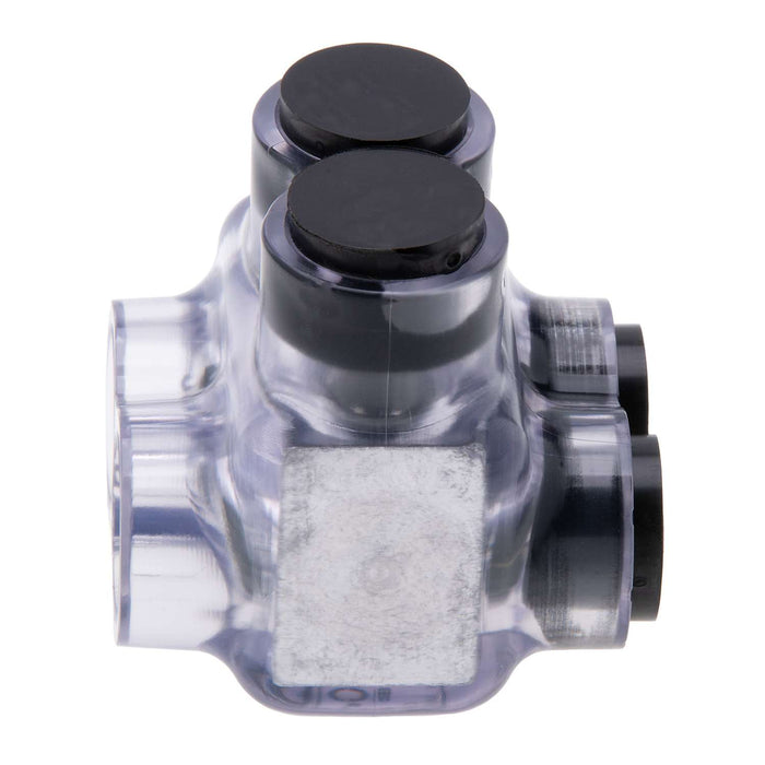 Polaris IT-1/0C 2-Port Clear Multi-Tap Pre-Insulated Connector, 1/0-14 Gauge