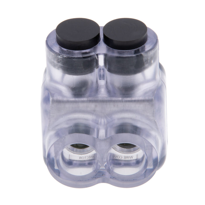 Polaris IT-4C 2-Port Clear Multi-Tap Pre-Insulated Connector, 4-14 Gauge