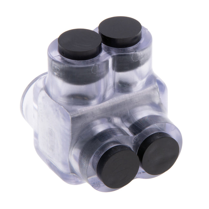 Polaris IT-4C 2-Port Clear Multi-Tap Pre-Insulated Connector, 4-14 Gauge