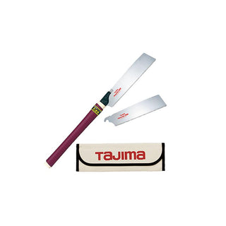 Tajima Tool JPR-SET Japan Pull Set, 16 TPI + 19 TPI Blades, Wood / Elastomer Handle, Case