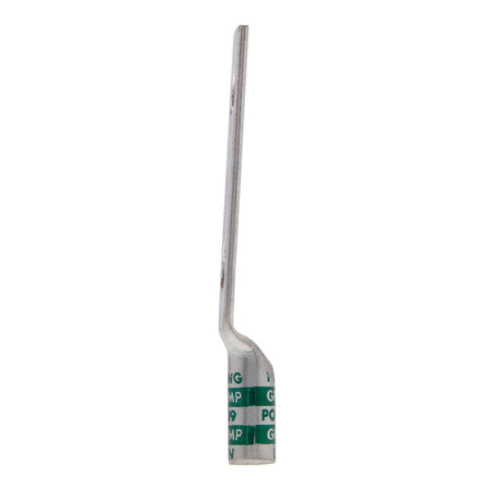 NSI L1N Copper Long Lug – Green 2-Hole 1 AWG 1/2 Inch