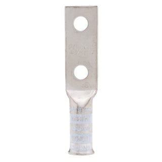 NSI L300NB 300 MCM 1/2” 2-Hole Copper Long Lug – White