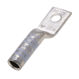 NSI L314 3 AWG 1/4” 1-Hole Copper Long Lug – White