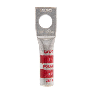 NSI L814 Copper Long Lug – Red 1-Hole 8 AWG 1/4 Inch