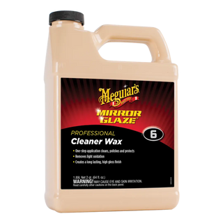 Meguiar's M0664 M6 Mirror Glaze Cleaner Wax, 64 .oz