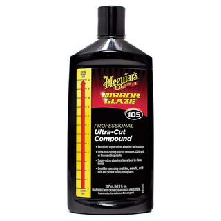 Meguiar's M10508 Mirror Glaze Ultra-Cut Compound, 8 .oz, Liquid