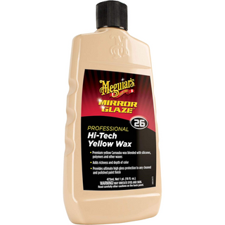 Meguiar's M2616 Mirror Glaze Hi-Tech Yellow Wax, 16 .oz, Liquid