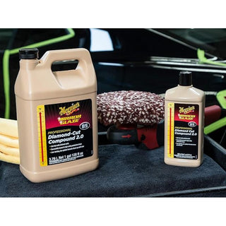 Meguiar's M8532 Mirror Glaze Professional Diamond Cut Compound 2.0, 32 oz.