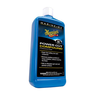 Meguiar's M9132 Marine/RV Professional Grade Power Cut Compound, 32 oz., Liquid