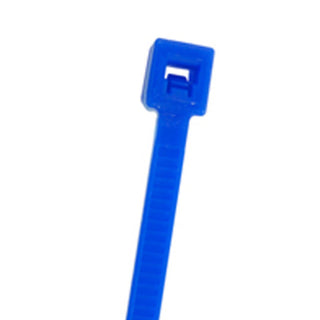 NTE Electronics 04-04186 CABLE TIE 18 LB. MINI 4.1" BLUE NYLON 100/BAG