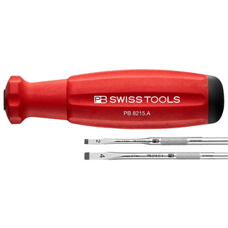 PB Swiss Tools PB 8215.L 25 SwissGrip Screwdriver Set With Interchangeable Blades