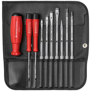 PB Swiss Tools PB 8215.L 25 SwissGrip Screwdriver Set With Interchangeable Blades