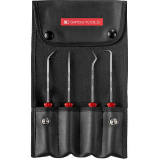 PB Swiss Tools PB 8681.Set PickTool, SwissGrip Handle, 4-Piece Set In Roll-Up Case