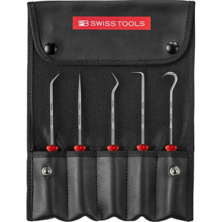 PB Swiss Tools PB 8685.Set PickTool, SwissGrip Handle, 5-Piece Set In Roll-Up Case