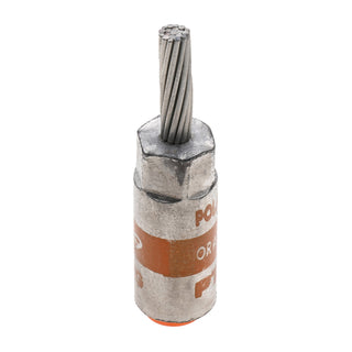 NSI PT2 4 AWG Aluminum Pin Terminal – Orange – Copper Pin