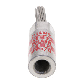 NSI PT3/0 1/0 AWG Aluminum Pin Terminal – Red – Copper Pin