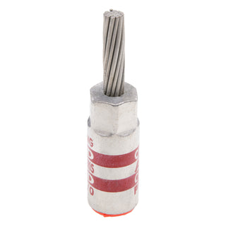 NSI PT3/0 1/0 AWG Aluminum Pin Terminal – Red – Copper Pin