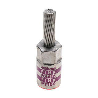 NSI PT400 250 MCM Aluminum Pin Terminal – Pink – Copper Pin